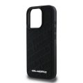 Θήκη Δερματίνης Karl Lagerfeld PU Quilted Pattern Case για iPhone 16 Pro Max - Black