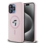 Θήκη Σιλικόνης Karl Lagerfeld Liquid Silicone Karl and Choupette MagSafe Case για iPhone 15 Pro - Pink