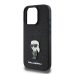 Θήκη Σκληρή Karl Lagerfeld Fixed Glitter Metal Ikonik Case για iPhone 16 Pro Max - Black