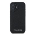 Σκληρή Θήκη Karkl Lagerfeld PU Quilted για iPhone 16 - Black