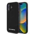 Σκληρή Θήκη Karkl Lagerfeld PU Quilted για iPhone 16 - Black