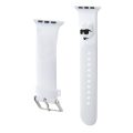 Λουράκι Σιλικόνης Karl Lagerfeld (Choupette Head) για Apple Watch 42/44/45/46/49mm - White