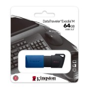 USB Stick Kingston DataTraveler Exodia M 64GB USB 3.2 - Μαύρο