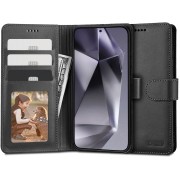 Θήκη Δερματίνης Tech-Protect Wallet για Samsung Galaxy S24 Ultra - Black