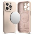 Θήκη Σιλικόνης Ringke Silicone Magsafe για iPhone 15 Pro - Pink Sand