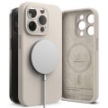 Θήκη Σιλικόνης Ringke Silicone Magsafe για iPhone 15 Pro Max  - Stone Beige