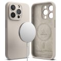 Θήκη Σιλικόνης Ringke Silicone Magsafe για iPhone 15 Pro Max  - Stone Beige