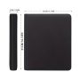 Άλμπουμ Καρτών Toploader Ringless - 9 - Pocket με φερμουάρ Zippered PRO Binder (288 θέσεις) - Black