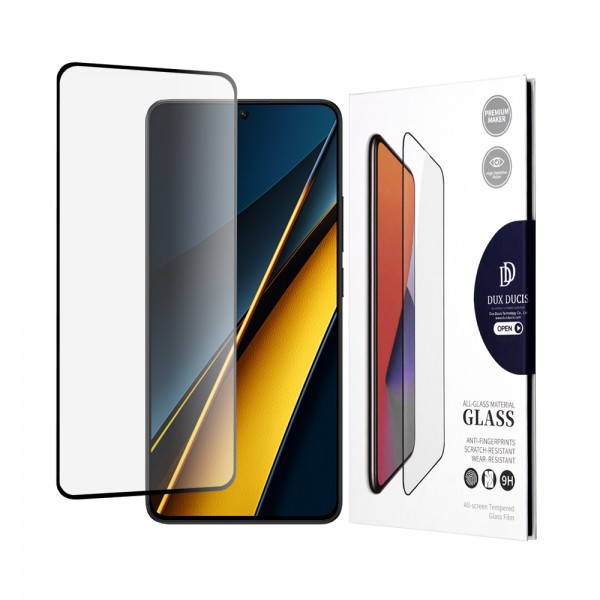 Tempered Glass Dux Ducis Full Cover n” Full Glue για Xiaomi Poco X6 Pro 5G - Black