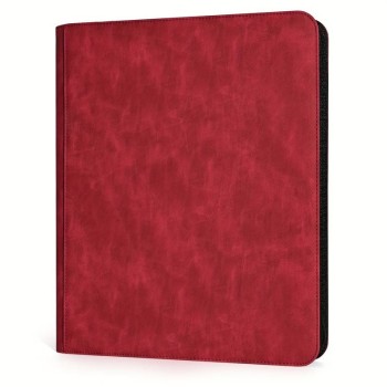 Άλμπουμ Καρτών Toploader Ringless - 9 - Pocket με φερμουάρ Zippered PRO Binder (216 θέσεις) - Red