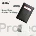 Δερμάτινη θήκη HobbyGuardian για Graded Cards, Συλλογή StreetRules για PSA, BGS Slabs, Προστασία συλλεκτικών καρτών - Black