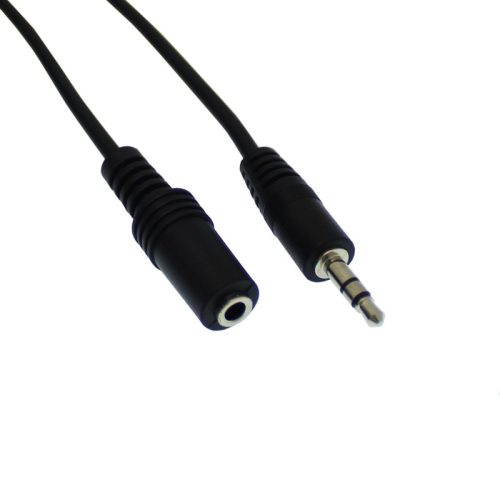 Επέκταση υποδοχής ήχου Jack plug 3.5mm/Jack socket 3.5mm , 3.5m - Μαύρο