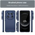 Θήκη Σιλικόνης Techsuit Carbon Silicone για Xiaomi 14 Ultra 5G - Blue