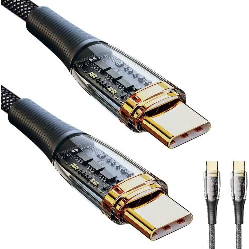 Καλώδιο Φόρτισης OTU Braided Fast Charging από Type-C σε Type-C 100W, 1m - Black