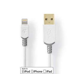 Καλώδιο Φόρτισης OTU Cafule USB to Lightning 3.6A, 1.20m - White