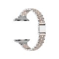 Λουράκι Ανοξείδωτο Ατσάλι για Apple Watch 38/40/41mm - Silver-Rose Gold