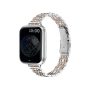 Λουράκι Ανοξείδωτο Ατσάλι για Apple Watch 38/40/41mm - Silver-Rose Gold