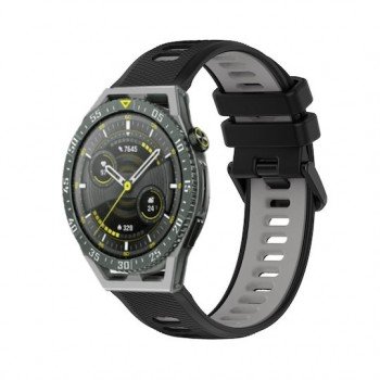 Λουράκι Σιλικόνης Techsuit Watchband 22mm για Huawei Watch GT/GT2 46mm - Grey