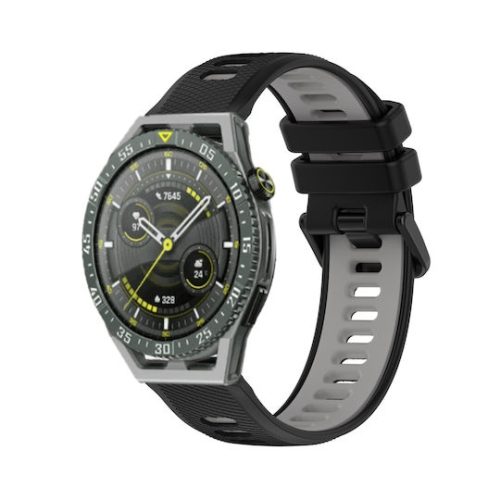 Λουράκι Σιλικόνης Techsuit Watchband 22mm για Huawei Watch GT/GT2 46mm - Grey