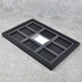 Ξύλινο κάδρο Wooden Display Box για 9 - Grid BGS Rating Cards - Συμβατό με TCG Trading Cards και Game Cards - 35-360pt  - Black 