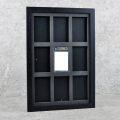 Ξύλινο κάδρο Wooden Display Box για 9 - Grid BGS Rating Cards - Συμβατό με TCG Trading Cards και Game Cards - 35-360pt  - Black 