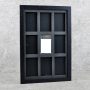 Ξύλινο κάδρο Wooden Display Box για 9 - Grid BGS Rating Cards - Συμβατό με TCG Trading Cards και Game Cards - 35-360pt  - Black 
