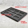 Ξύλινο κάδρο Wooden Display Box για 9 - Grid One-Touch Magnetic Card Case - Συμβατό με Magnetic TCG Trading Cards - 35-360pt  - Black 