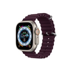  Λουράκι Σιλικόνης Orso Deluxe Sport για Apple Watch 42/44/45/46/49mm - Elderberry