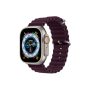  Λουράκι Σιλικόνης Orso Deluxe Sport για Apple Watch 42/44/45/46/49mm - Elderberry