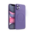 Θήκη Σιλικόνης Orso Camera Lens με Magsafe iPhone 11 - Purple
