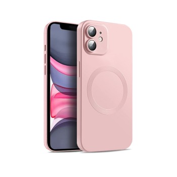 Θήκη Σιλικόνης Orso Camera Lens με Magsafe iPhone 11 - Rose