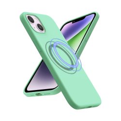 Θήκη Σιλικόνης Orso Cloud για Apple iPhone 14 Plus / iPhone 15 Plus - Matcha Green