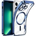 Θήκη Σιλικόνης Orso Bare Look με Magsafe για iPhone 13 Pro Max - Blue