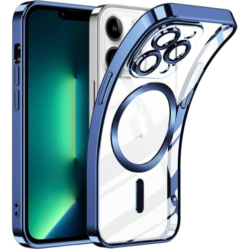 Θήκη Σιλικόνης Orso Bare Look με Magsafe για iPhone 13 Pro Max - Blue