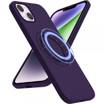 Θήκη Σιλικόνης Orso Cloud Magsafe iPhone 14/13 - Elderberry