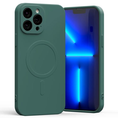 Θήκη Σιλικόνης Orso Cloud με Magsafe για iPhone 13 Pro Max - Army Green