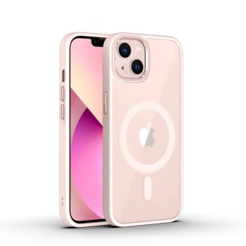 Θήκη Σιλικόνης Orso Camera Lens Protection με Magsafe iPhone 14 Pro - Pink