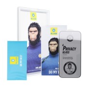 Tempered Glass Mr.Monkey Strong Privacy Full Cover Full Glue 5D 9H 0.26mm για Samsung Galaxy S24 Plus - Black 