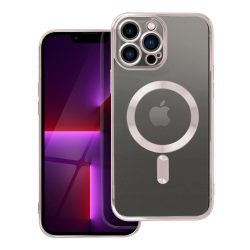 Θήκη Σιλικόνης Orso Magshine με Magsafe για iPhone 13 Pro Max - Rose Gold