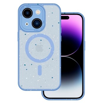 Θήκη Σιλικόνης Tel Protect Splash Frosted με MagSafe για iPhone 15 Plus - Blue