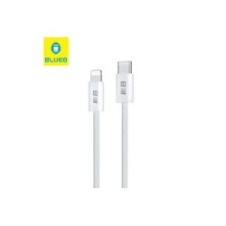 Καλώδιο BLUEO Braided PD 60W Fast Charging USB-C to Lightning C, 1.2m - White