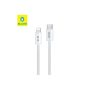 Καλώδιο BLUEO Braided PD 60W Fast Charging USB-C to Lightning C, 1.2m - White