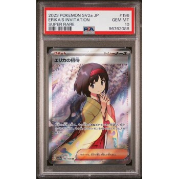 Erika's Invitation - Pokémon 151 -  Japanese 2023 -  #196/165 - PSA GEM MT 10 - Pokemon Graded Card