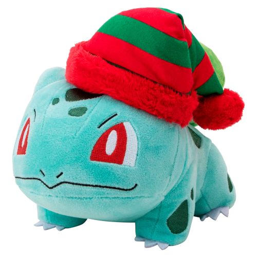 Λούτρινο Pokémon Plushie Figure - Christmas Bulbasaur 20 cm