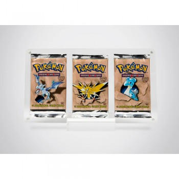 Acrylic Protector - Booster Pack - Triple Booster Display Case