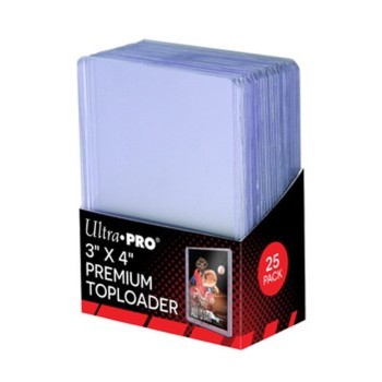 Premium Toploader Clear Ultra Pro 3X4” - Pack of 25