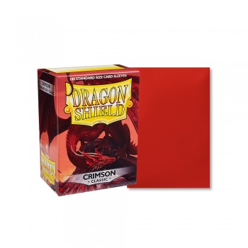 Dragon Shield Standard Size Ultra Premium Classic Sleeves - Crimson