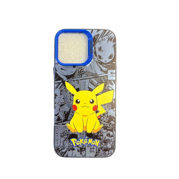 Σκληρή Θήκη Pokemon Pikachu Manga με Magsafe για iPhone 16 Pro Max - Blue