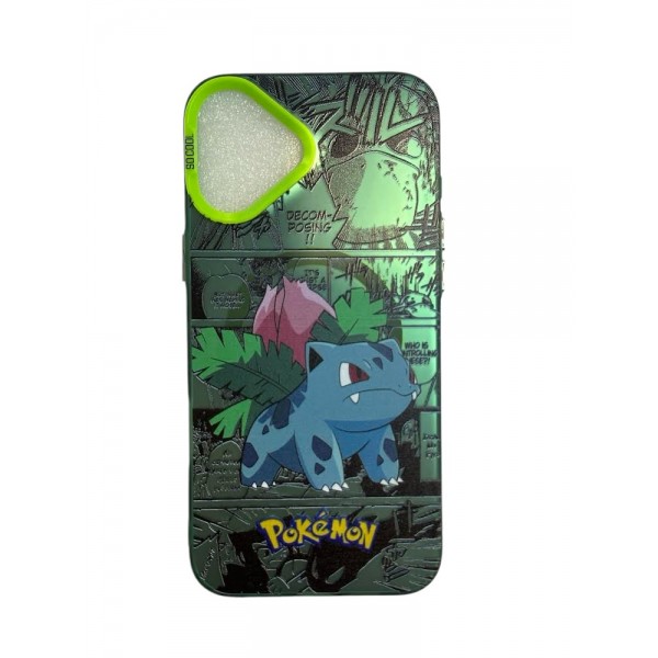 Σκληρή Θήκη Pokemon Ivysaur Manga με Magsafe για iPhone 16 - Green