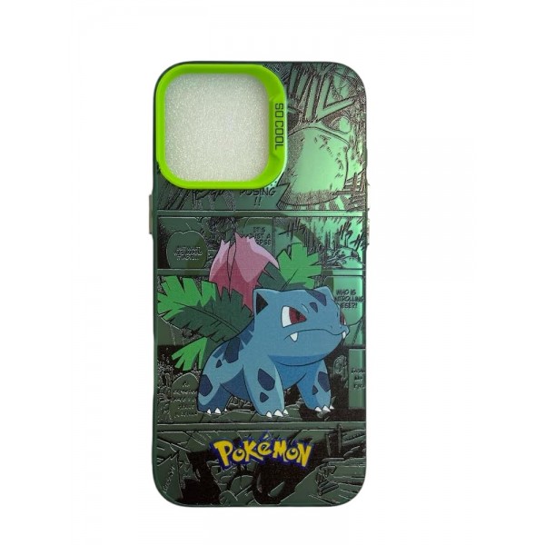 Σκληρή Θήκη Pokemon Ivysaur Manga με Magsafe για iPhone 16 Pro Max - Green